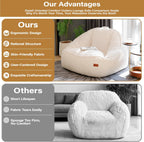 Bean Bag Chair for Teens Kids Corduroy Sofa