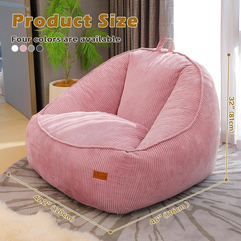 Bean Bag Chair for Teens Kids Corduroy Sofa