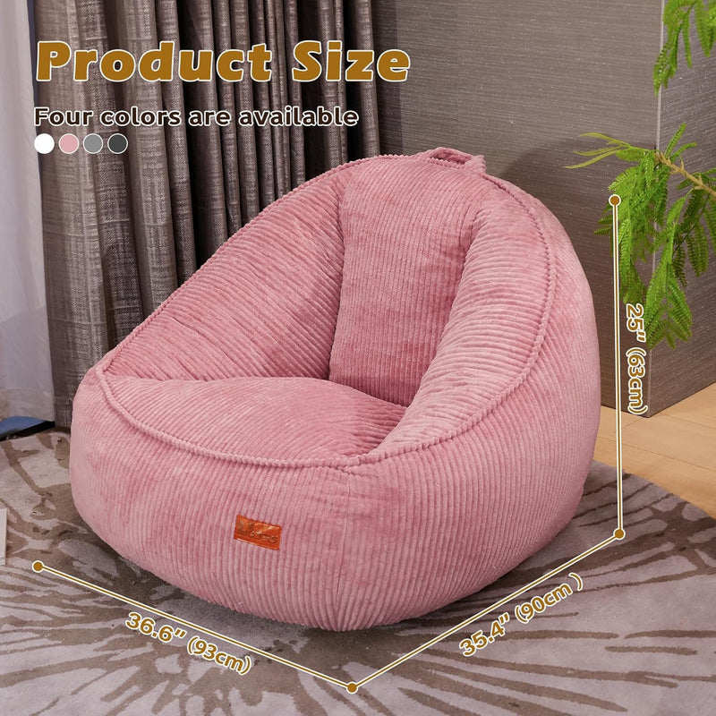 Bean Bag Chair for Teens Kids Corduroy Sofa