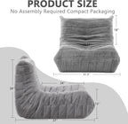 Bean Bag Chair with Filling Comfy Lounge Floor