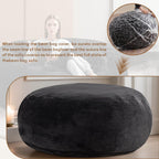 Bean Bag Chair with Plush Faux Fur Cover