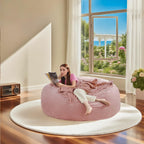 Bean Bag Chair with Plush Faux Fur Cover