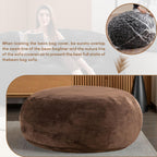 Bean Bag Chair with Plush Faux Fur Cover