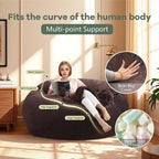 Bean Bag Chair with Plush Faux Fur Cover