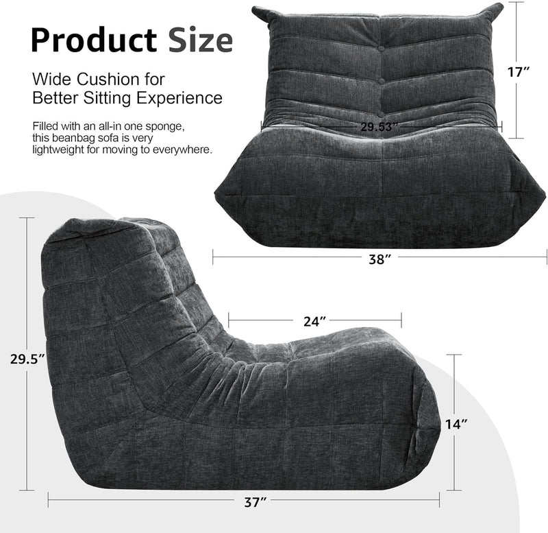 Bean Bag Chairs for Adults Giant Chair Memory