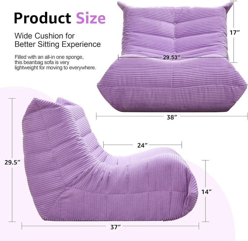 Bean Bag Chairs for Adults Giant Chair Memory