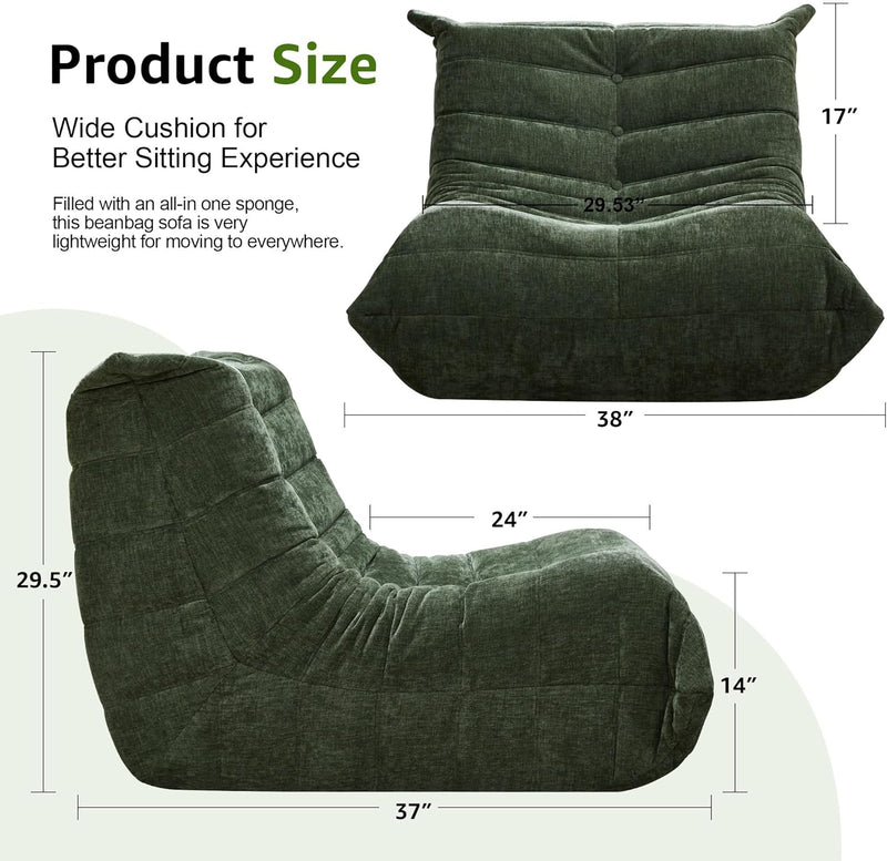 Bean Bag Chairs for Adults Giant Chair Memory