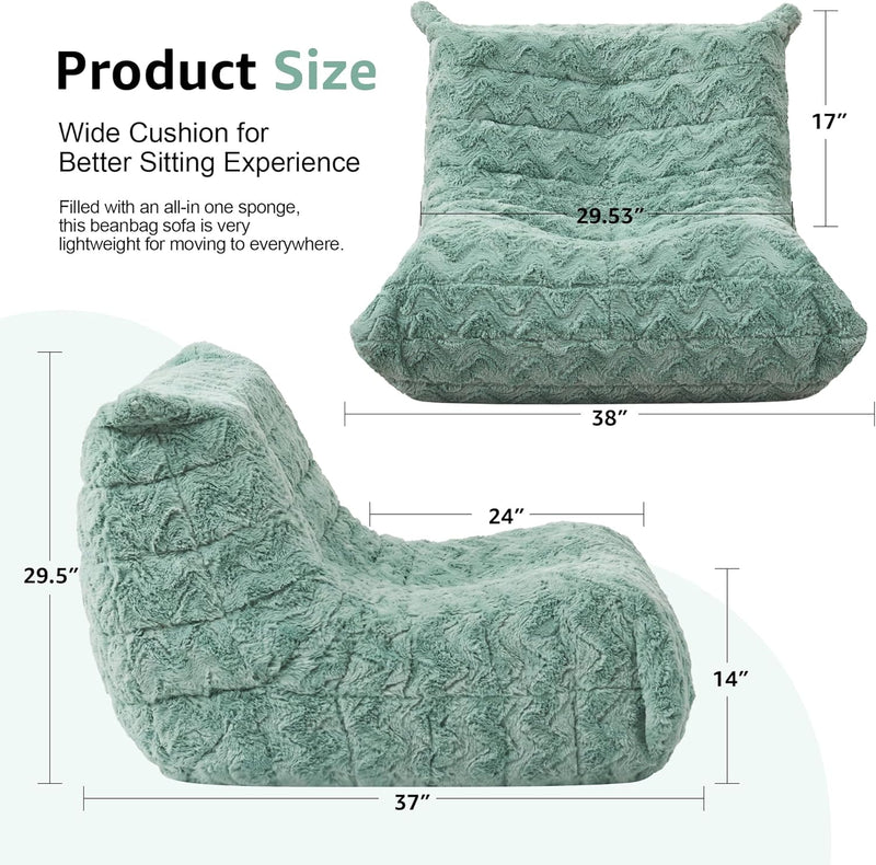Bean Bag Chairs for Adults Giant Chair Memory