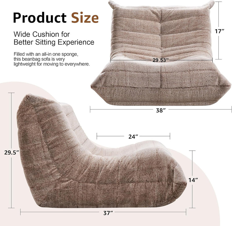 Bean Bag Chairs for Adults Giant Chair Memory