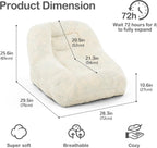 Bean Bag Single Chair with Filling Included Beanbag