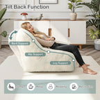 Bean Bag Single Chair with Filling Included Beanbag