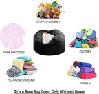 Bean Bag Sofa Mini Chair Cutton Filled Couch