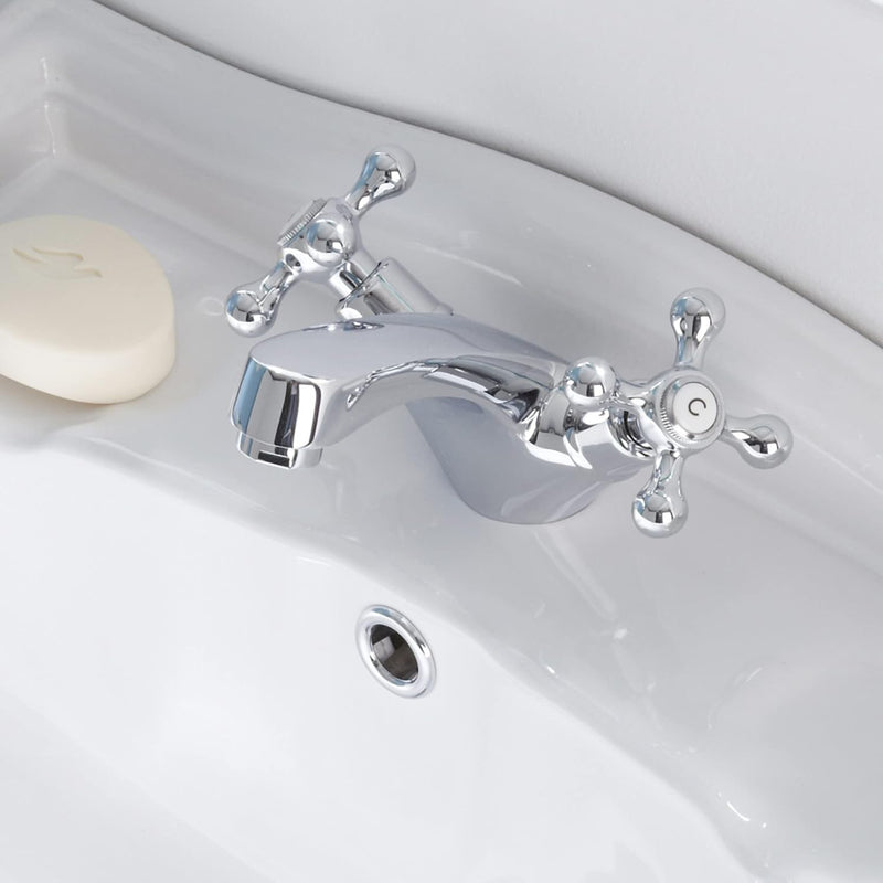 Beaumont Traditional Bath Shower Mixer Tap Chrome