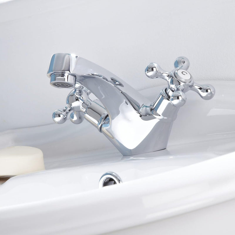 Beaumont Traditional Bath Shower Mixer Tap Chrome
