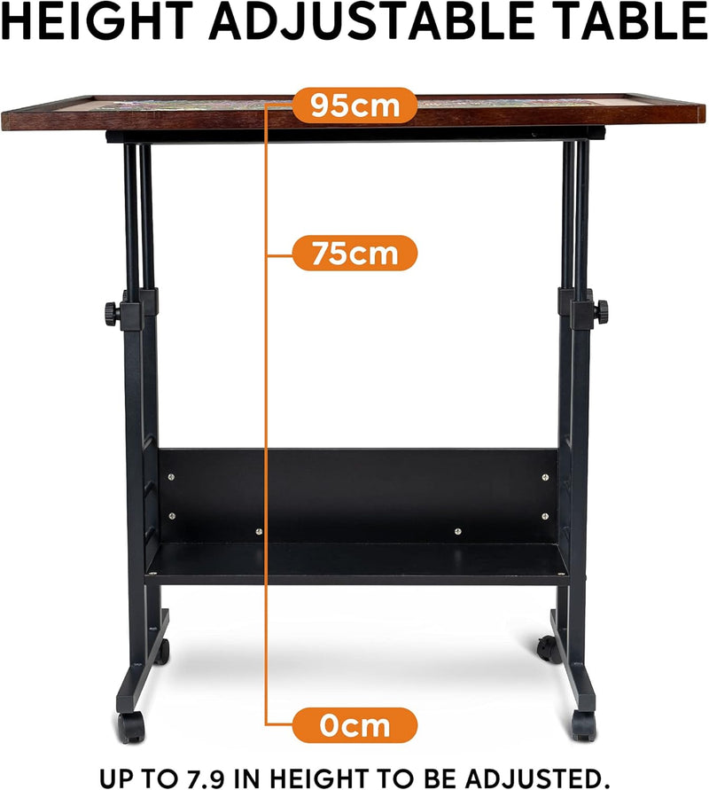 Becko Jigsaw Puzzle Table Tilting with Height Adjustment