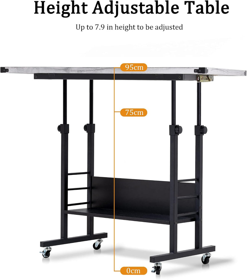 Becko Jigsaw Puzzle Table Tilting with Height Adjustment