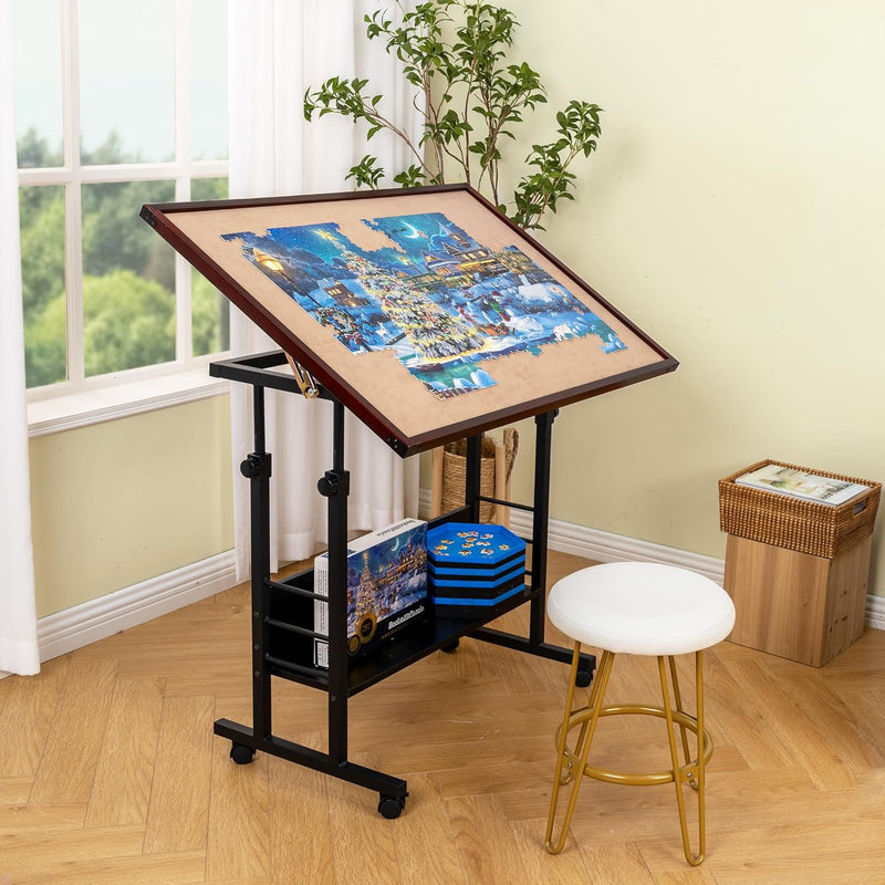 Becko Jigsaw Puzzle Table Tilting with Height Adjustment