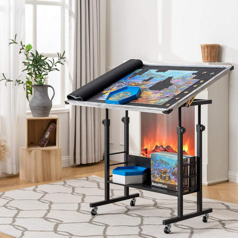 Becko Jigsaw Puzzle Table Tilting with Height Adjustment