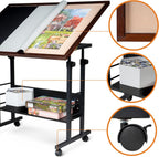 Becko Jigsaw Puzzle Table Tilting with Height Adjustment