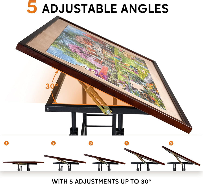 Becko Jigsaw Puzzle Table Tilting with Height Adjustment