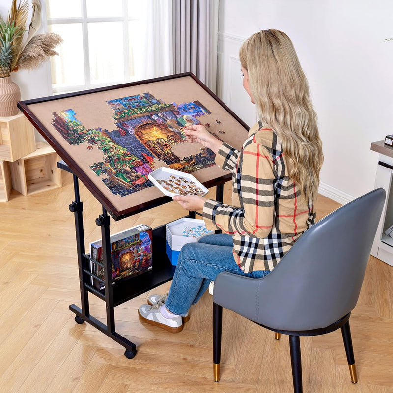 Becko Jigsaw Puzzle Table Tilting with Height Adjustment