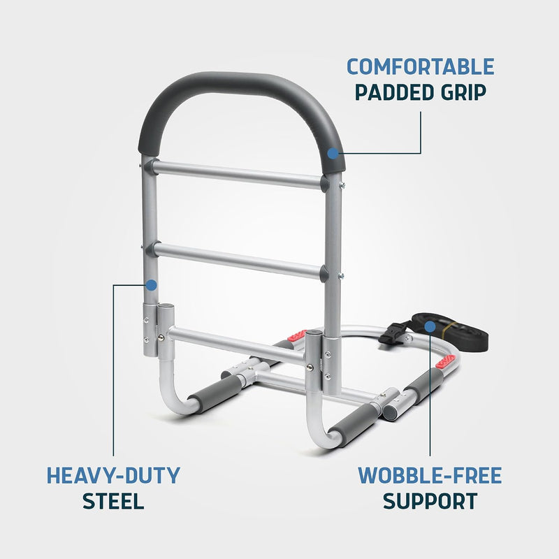 Bed Assist Rail for Seniors with Motion Light