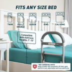 Bed Assist Rail for Seniors with Motion Light
