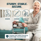 Bed Assist Rail for Seniors with Motion Light