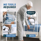 Bed Assist Rail for Seniors with Motion Light