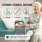 Bed Assist Rail for Seniors with Motion Light
