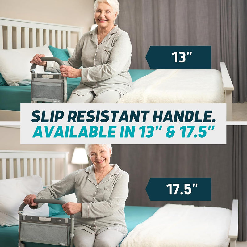 Bed Assist Rail for Seniors with Motion Light