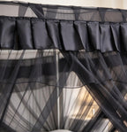 Bed Canopy 4 Corner Post Curtains for Beds