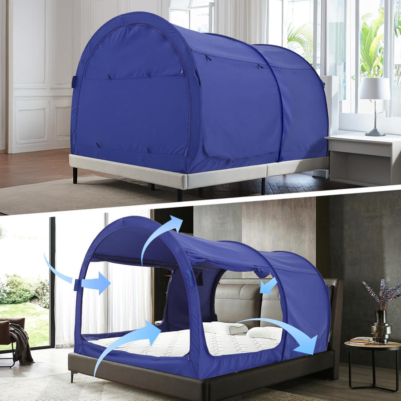 Bed Canopy Tent Privacy Space Size Frame Sleeping