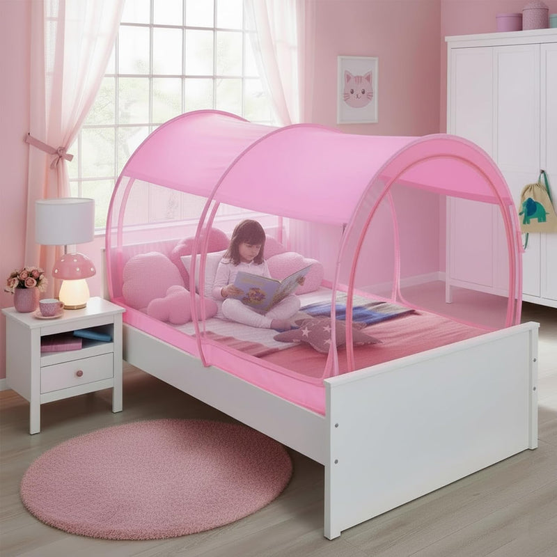 Bed Canopy Tent Privacy Space Size Frame Sleeping