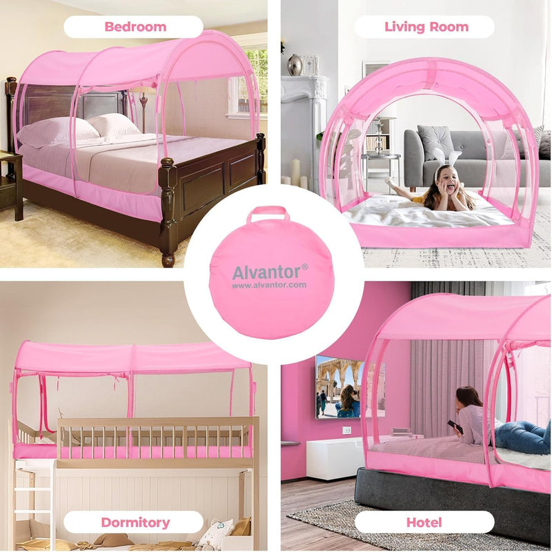 Bed Canopy Tent Privacy Space Size Frame Sleeping