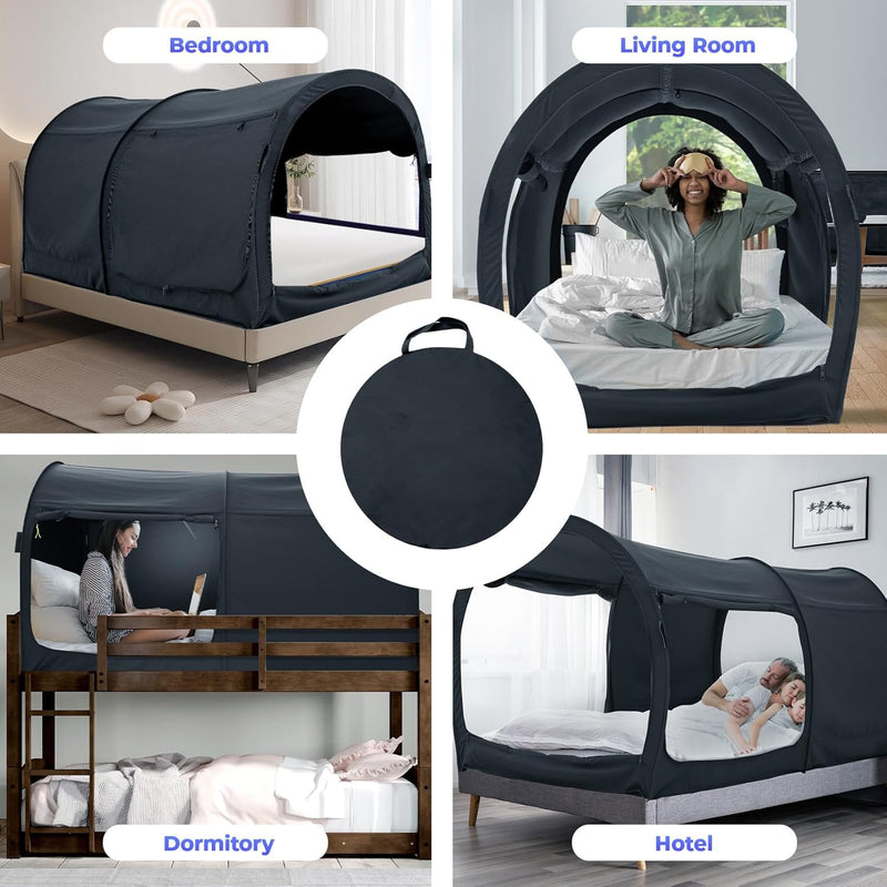 Bed Canopy Tent Privacy Space Size Frame Sleeping