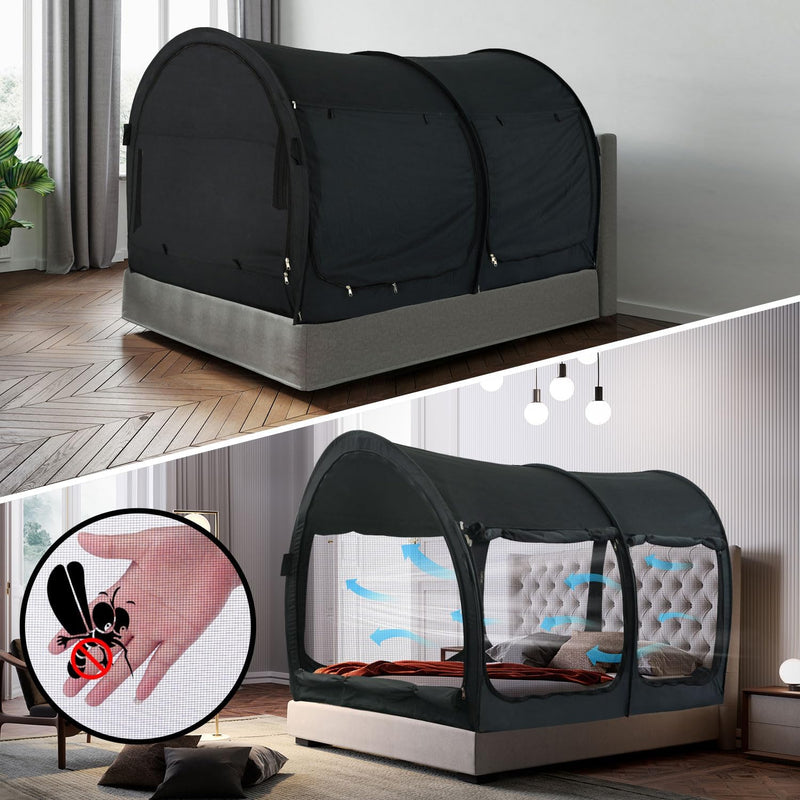 Bed Canopy Tent Privacy Space Size Frame Sleeping