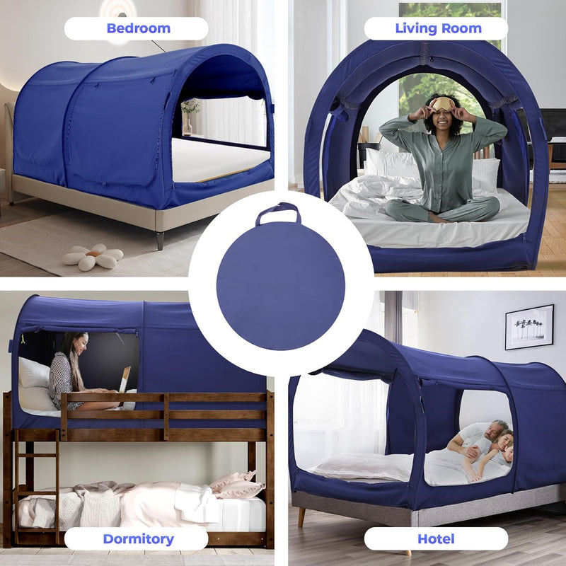 Bed Canopy Tent Privacy Space Size Frame Sleeping