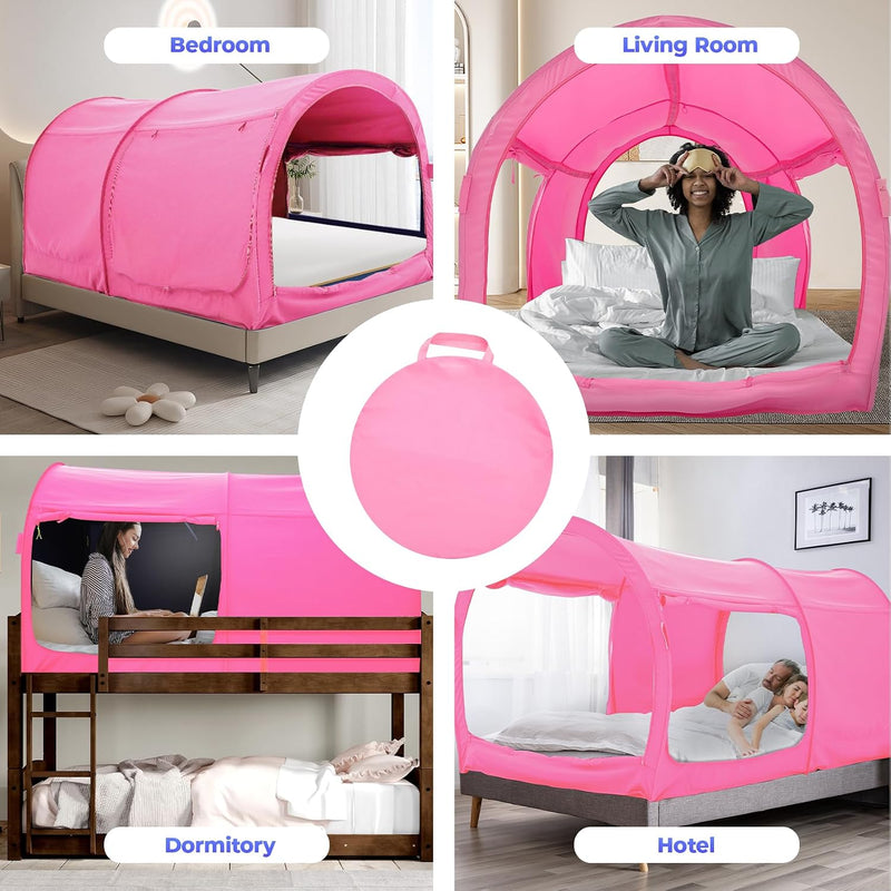 Bed Canopy Tent Privacy Space Size Frame Sleeping