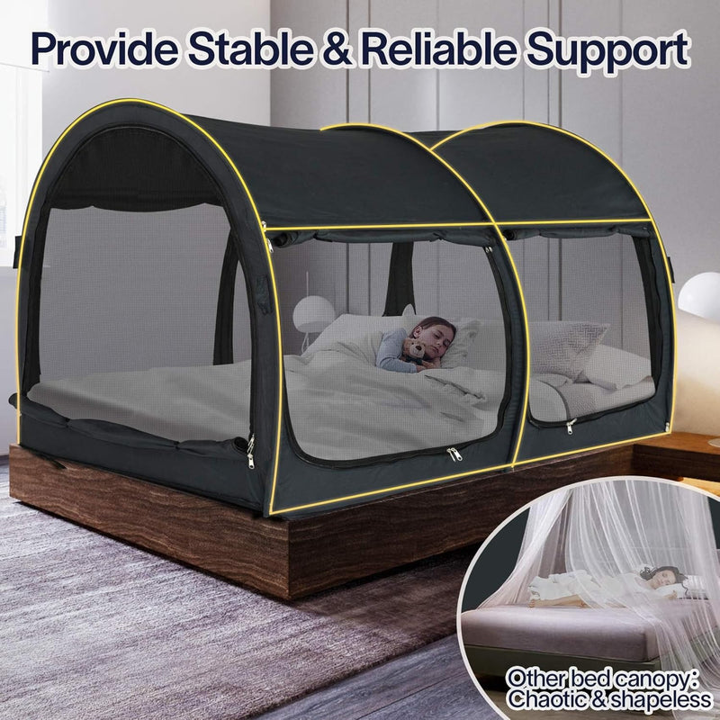 Bed Canopy Tent Privacy Space Size Frame Sleeping