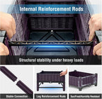 Bed for Garden with Reinforcement Rods Elevated Legs