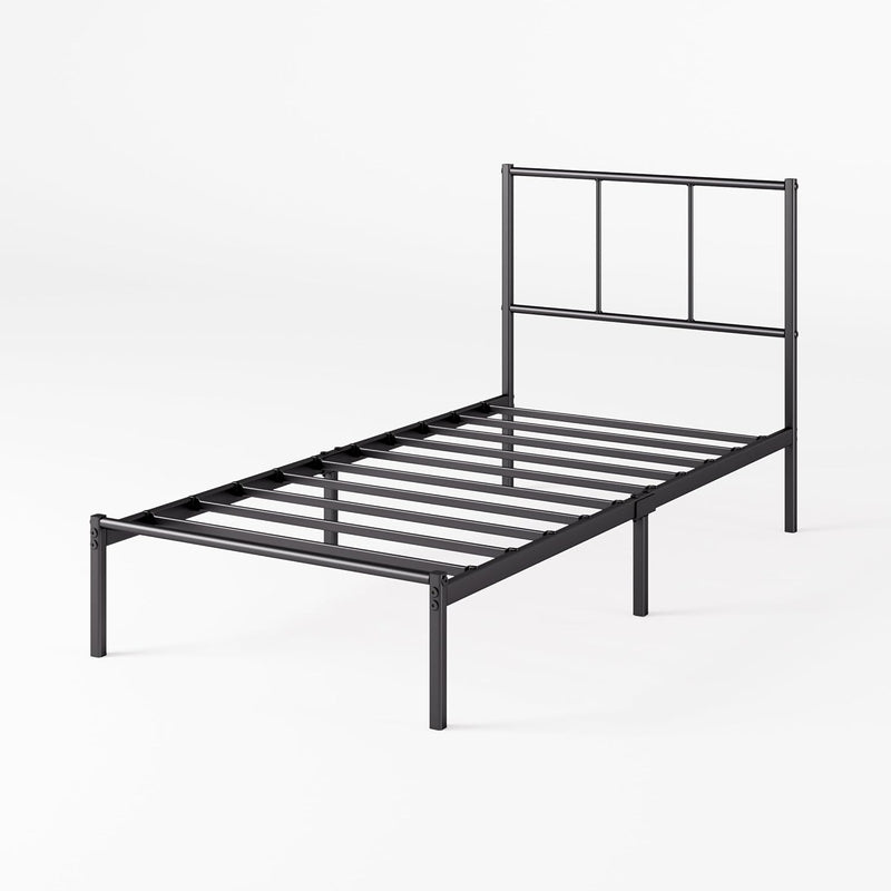 Bed Frame 14.2'' Height Metal Base with Steel