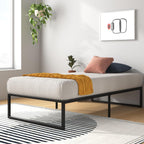 Bed Frame 14.2'' Height Metal Base with Steel