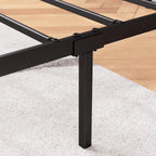Bed Frame 14.2'' Height Metal Base with Steel