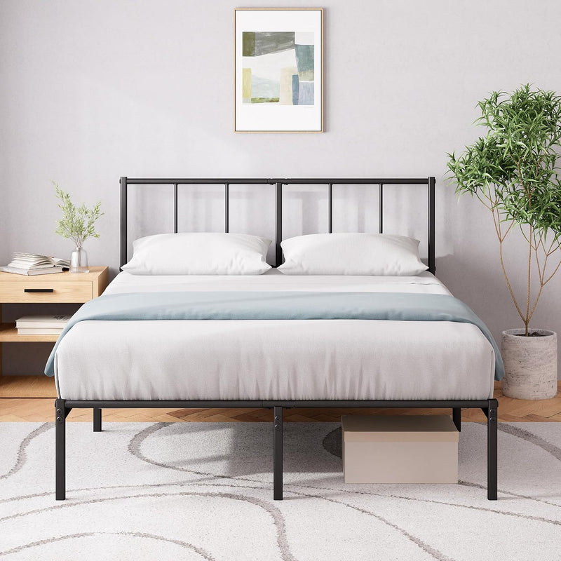 Bed Frame 14.2'' Height Metal Base with Steel