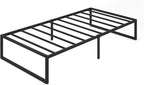 Bed Frame 31'' Height Sustainable Bamboo Metal Base
