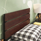 Bed Frame 31'' Height Sustainable Bamboo Metal Base