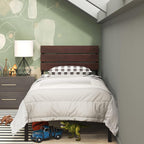 Bed Frame 31'' Height Sustainable Bamboo Metal Base