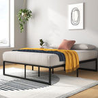 Bed Frame 31'' Height Sustainable Bamboo Metal Base