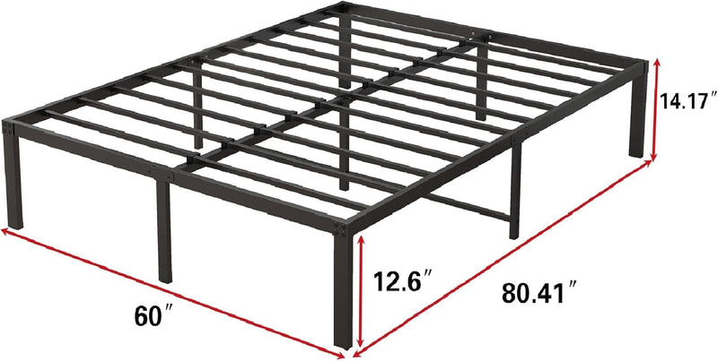 Bed Frame 36CM High Metal Platform Frames Kingsize